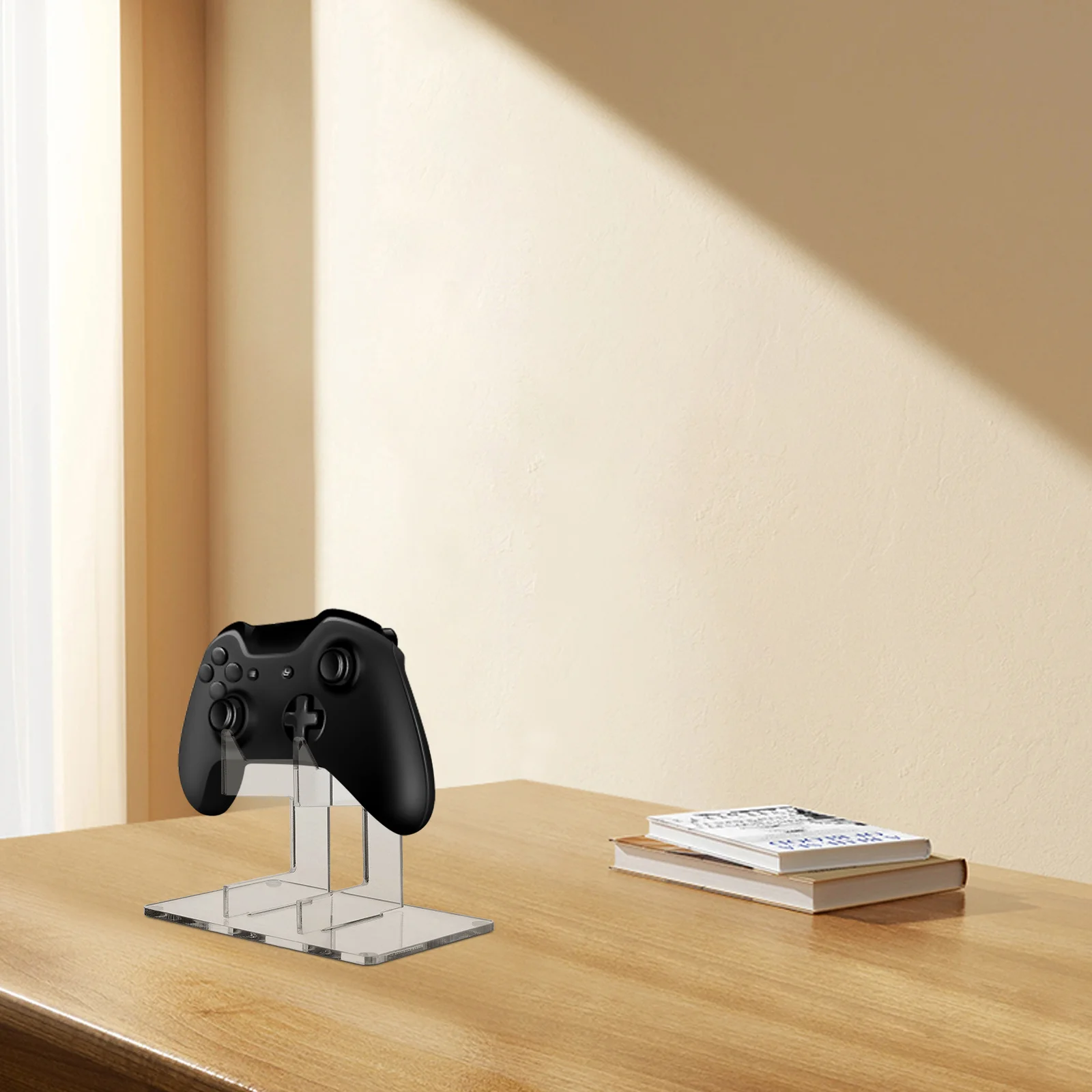 

Transparent Acrylic Game Controller Holder Stand for Organizing Gaming Accessories Storage Rack Display Base Controller Holder