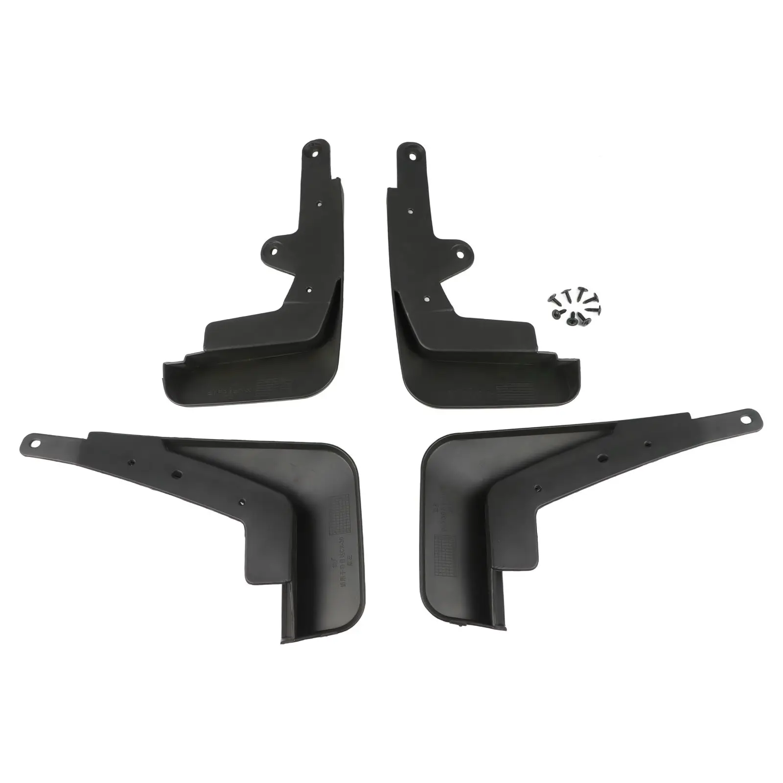 Accessory Tire Fenders Front Wheel 190*345mm Car Mudguard Set Wear-resistant Design Fits Front And Rear Wheels