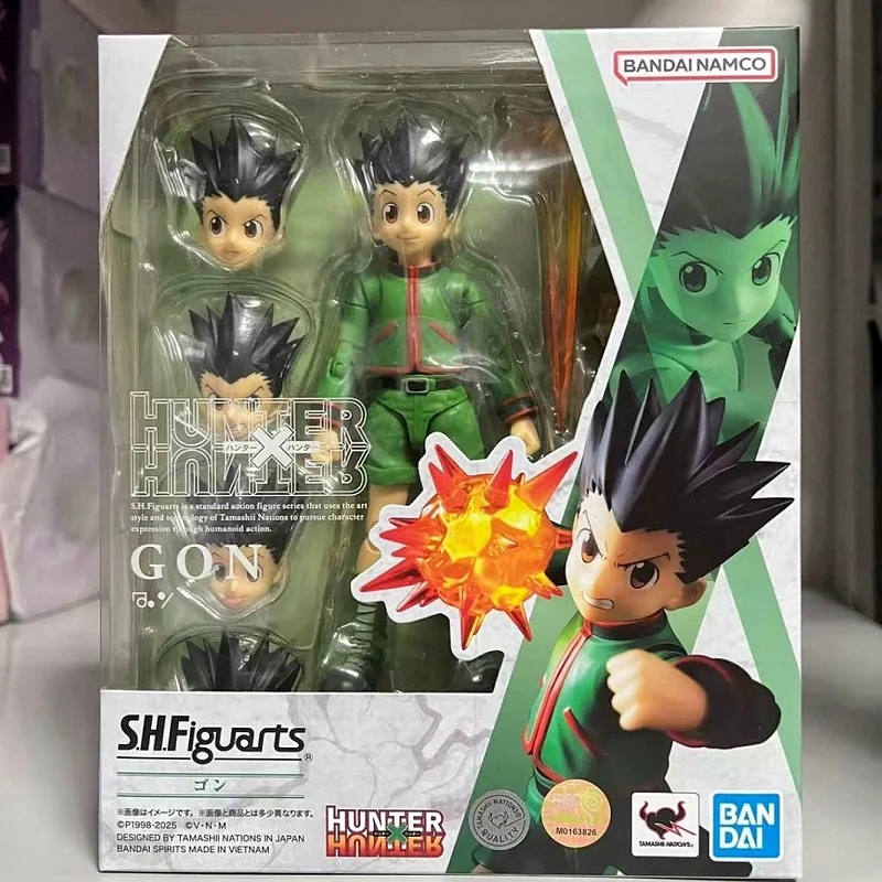 

Genuine Hunter × Hunter Anime Toy S.H. Figuarts Gon · Freecss Mobile Doll Figure Model Ornament Toy Boy Birthday Gift