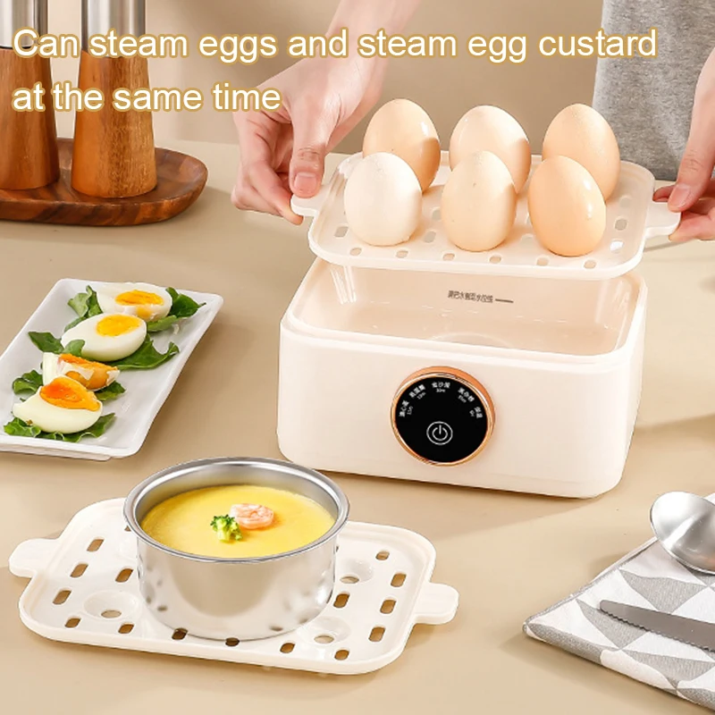 1/2/3 Layers Multifunctional Electric Steamed Eggs Boiler Poacher Food Cooking Steamer Egg Omelette Cooker Breakfast Machine EU