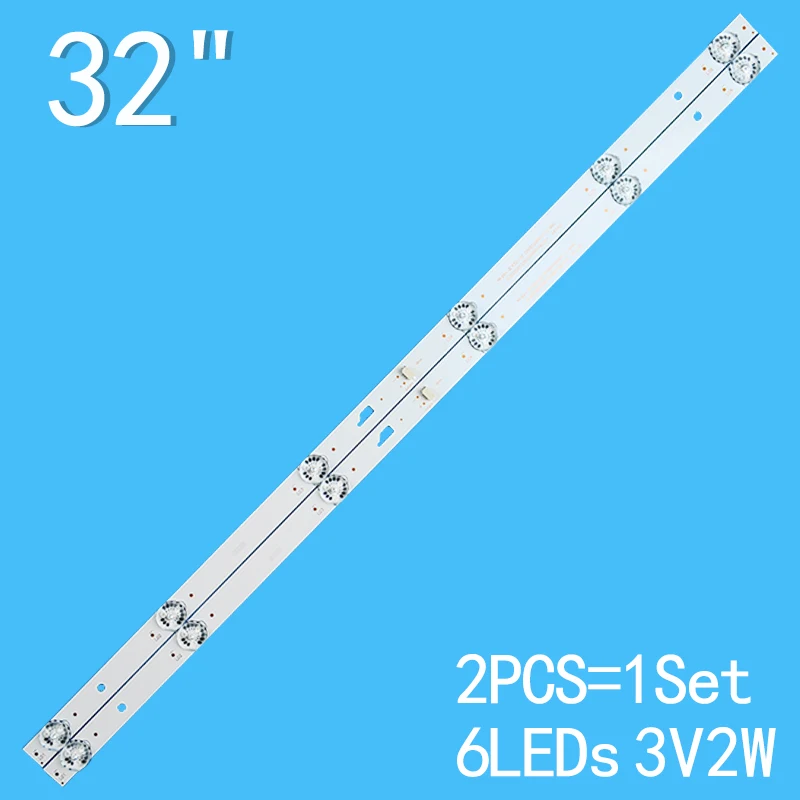 LED Backlight Strip For JL.D32061330-318AS-M 32D1500 32HR332M06A9 JL.D32061330-004BS-M TH-32D400C