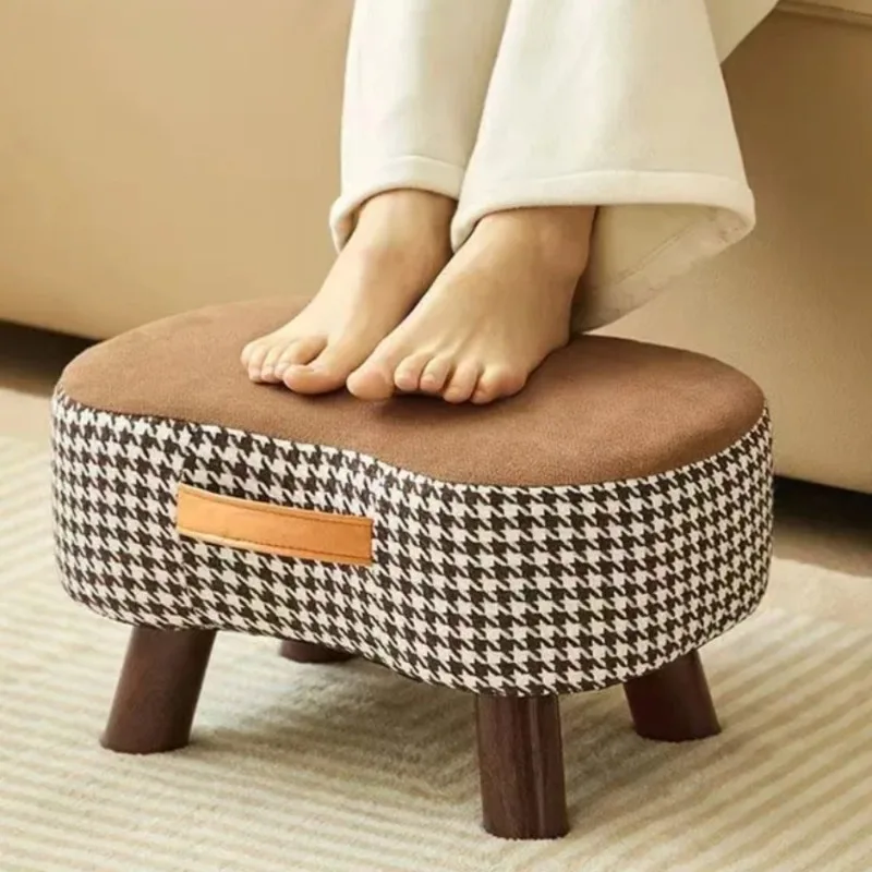 

Sofa Footrests Soft Bag Chair Simple Change Shoes Stool Living Room Coffee Desk Footrest Repose Stools Small Table Low Chairs