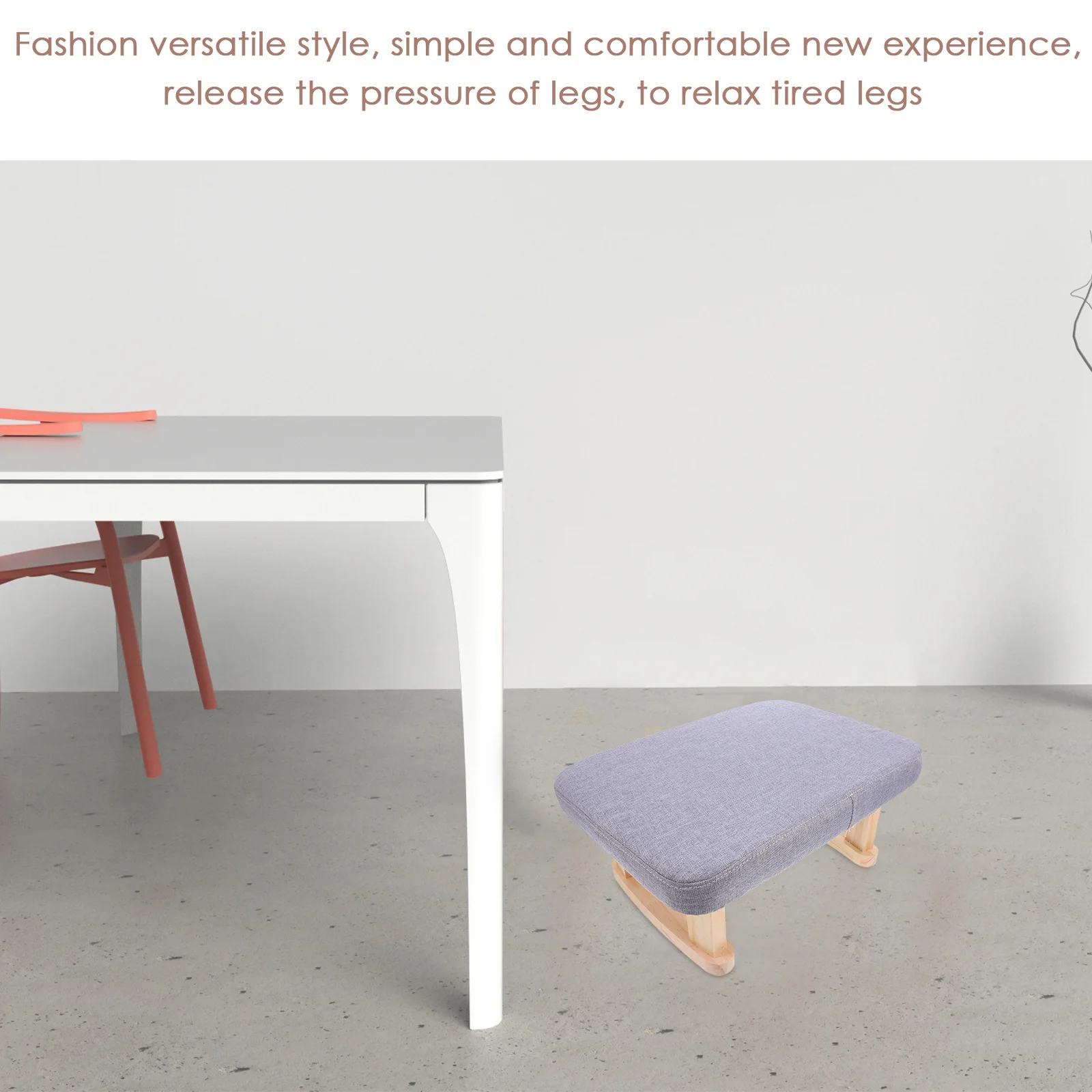 1 قطعة مقعد خشبي منخفض مسند القدمين لغرفة المعيشة غرفة نوم مدخل المنزل مكتب اليوغا التأمل الفضاء المنظم مقعد مقعد الخشب خطوة #2