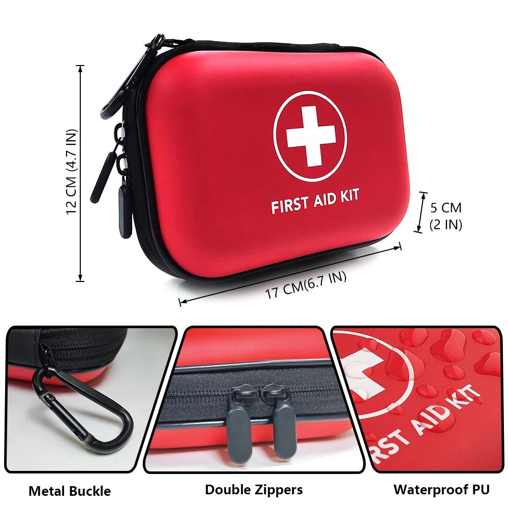 Imagem -04 - Kit de Primeiros Socorros Médico de Emergência Portátil Bolsa para Uso Doméstico ao ar Livre Viagens Equipamentos de Acampamento Sobrevivência 91 Pcs