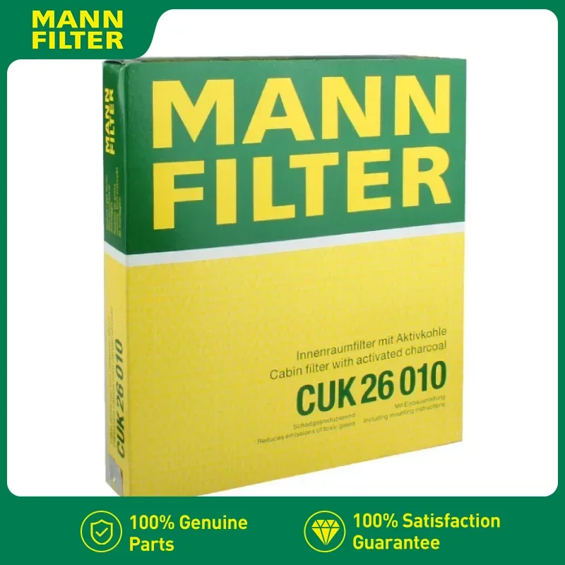 

MANN FILTER CUK26010M /FP26010 Cabin Filter For VW Volkswagen Jetta Passat Gran santana POLO V AUDI A1 SKODA Roomster SEAT Ibiza