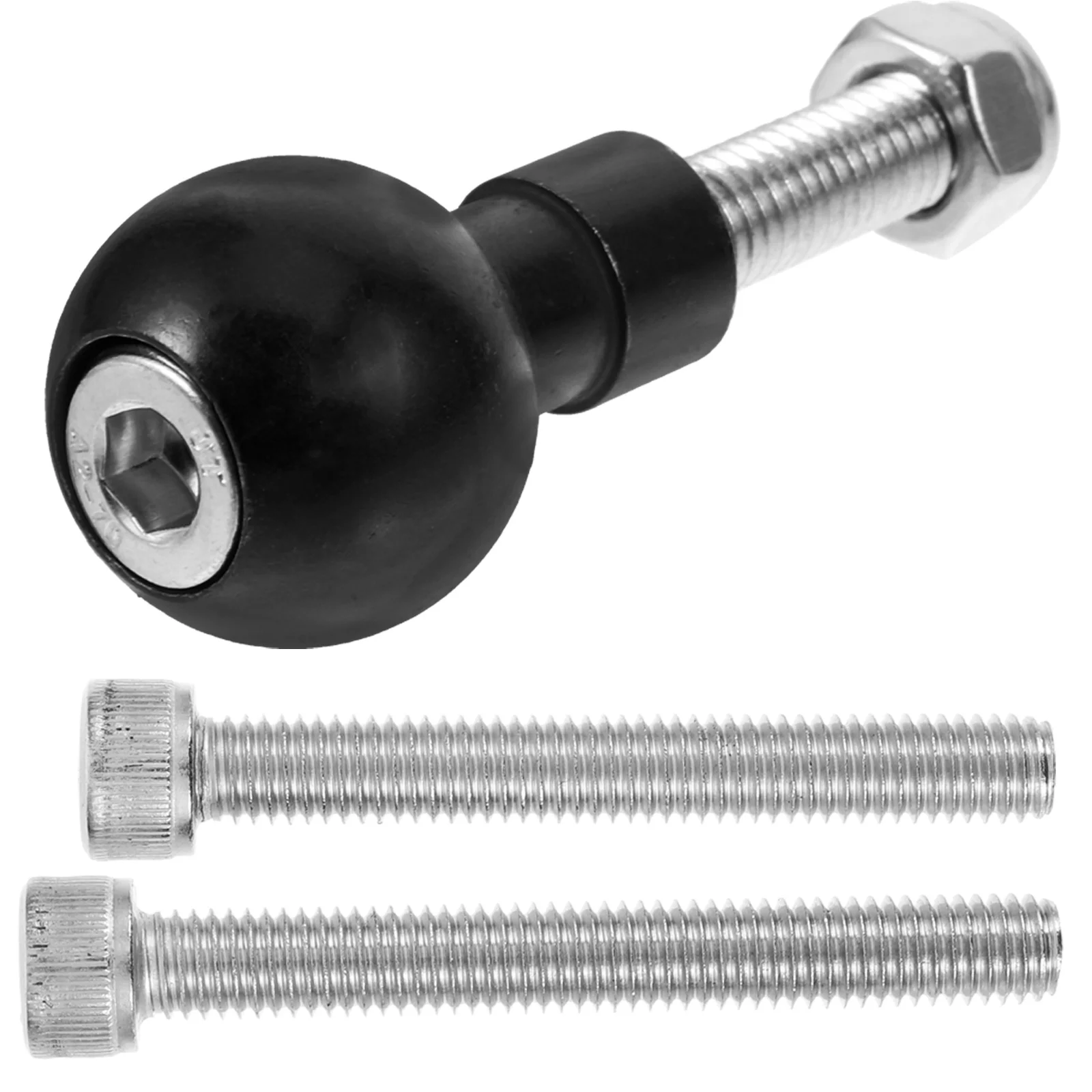 

Motorcycle Handlebar Clamp Base Solid Durable Ball Head Adjustable 360 Degree Rotation Fixed Ball Holder Bolt Bracket Accessory