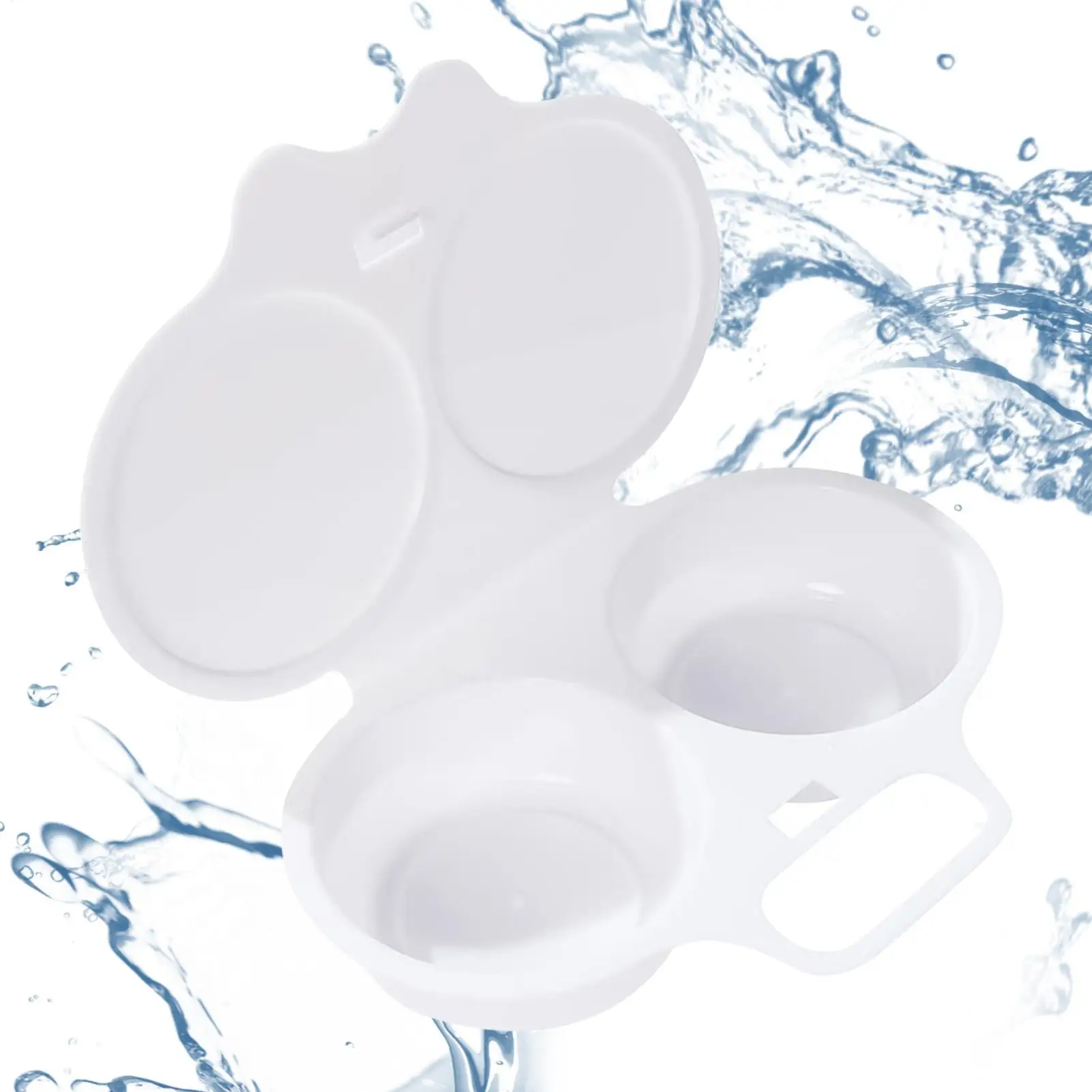 Food-grade Plastic Microwave Cooking Eggs Steamer Convenient Kitchen Cooking Mold Egg Poacher Kitchen Gadgets Fried Egg Tool