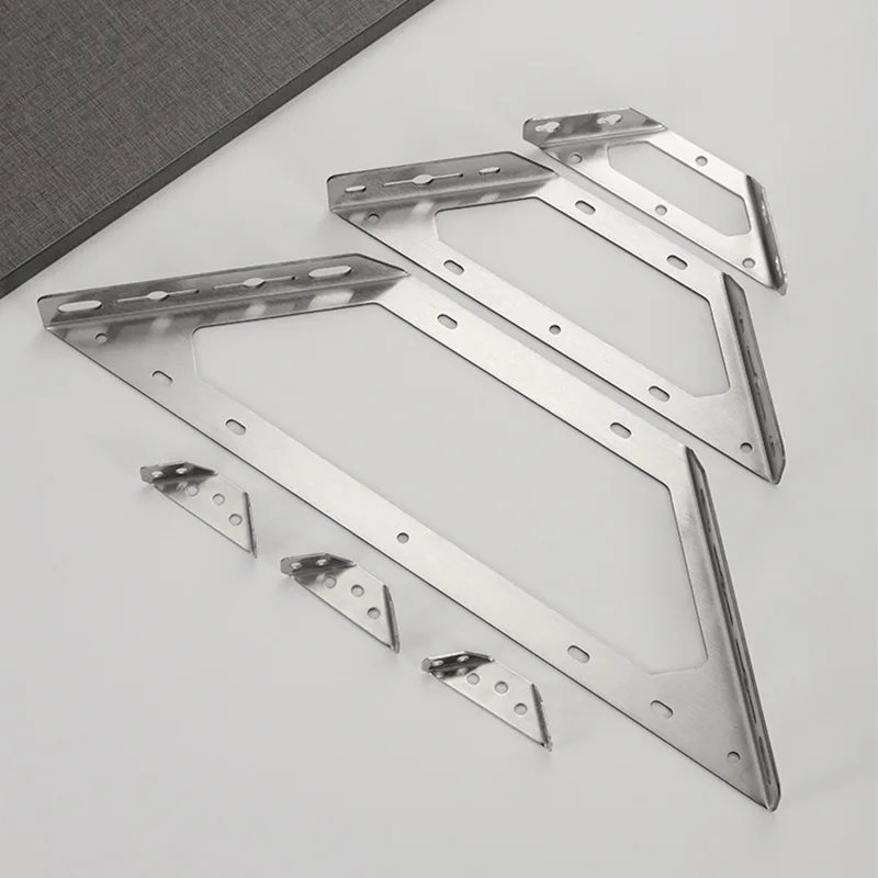 

5PCS Stainless Steel Multifunctional Corner Code Three Sided Fixed Bed Corner Support Furniture Table And Chair Connectors