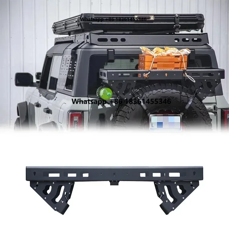 

For WRANGLER JL JKApollo Offroad Auto Accessories Steel Rear Spare Tire Utility Basket General