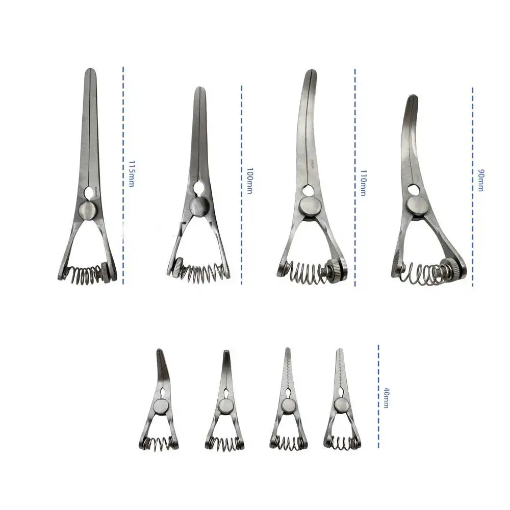 Hemostatic Instrument Ophth Neurosurgery Orthop Microsurgical Hemostasis Device Spring Type Adjustable Microscopic