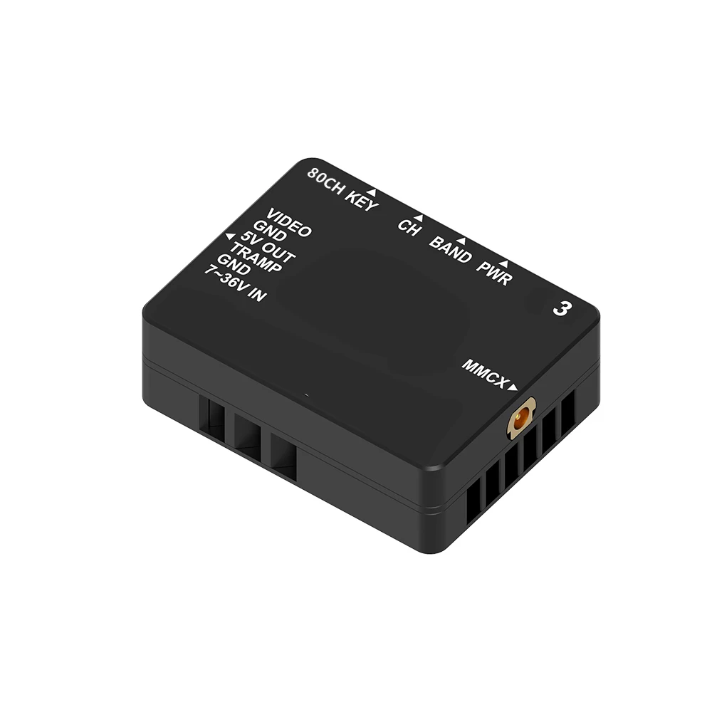 

FOXEER 3W 5.8GHz FPV Video Transmitter,80CH FPV VTX With Cooling Fan,Double Click Pit Mode,MMCX,9-36V,20x20MM,15.2g,For RC Drone