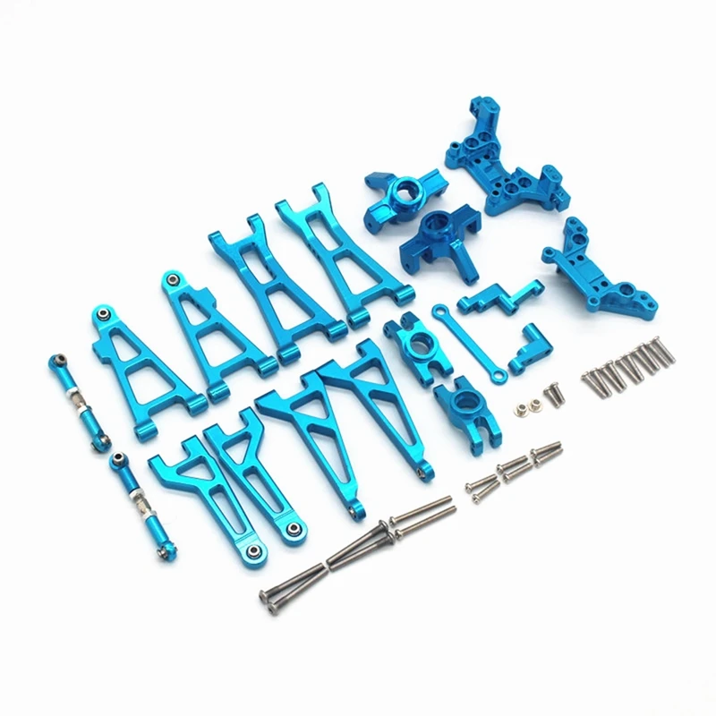 Metal Suspension Arm Steering Block Set For MJX Hyper Go 16207 16208 16209 16210 H16 1/16 RC Car Upgrade Parts Kit