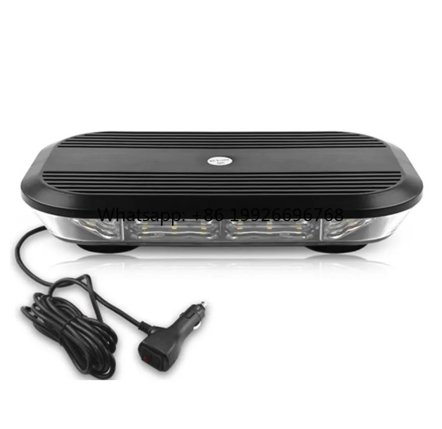 

High Bright Magnetic Mount Emergency Vehicle Strobe Beacon Mini bar Light Heavy Duty Towing Truck Car Flash Strobe Beacon