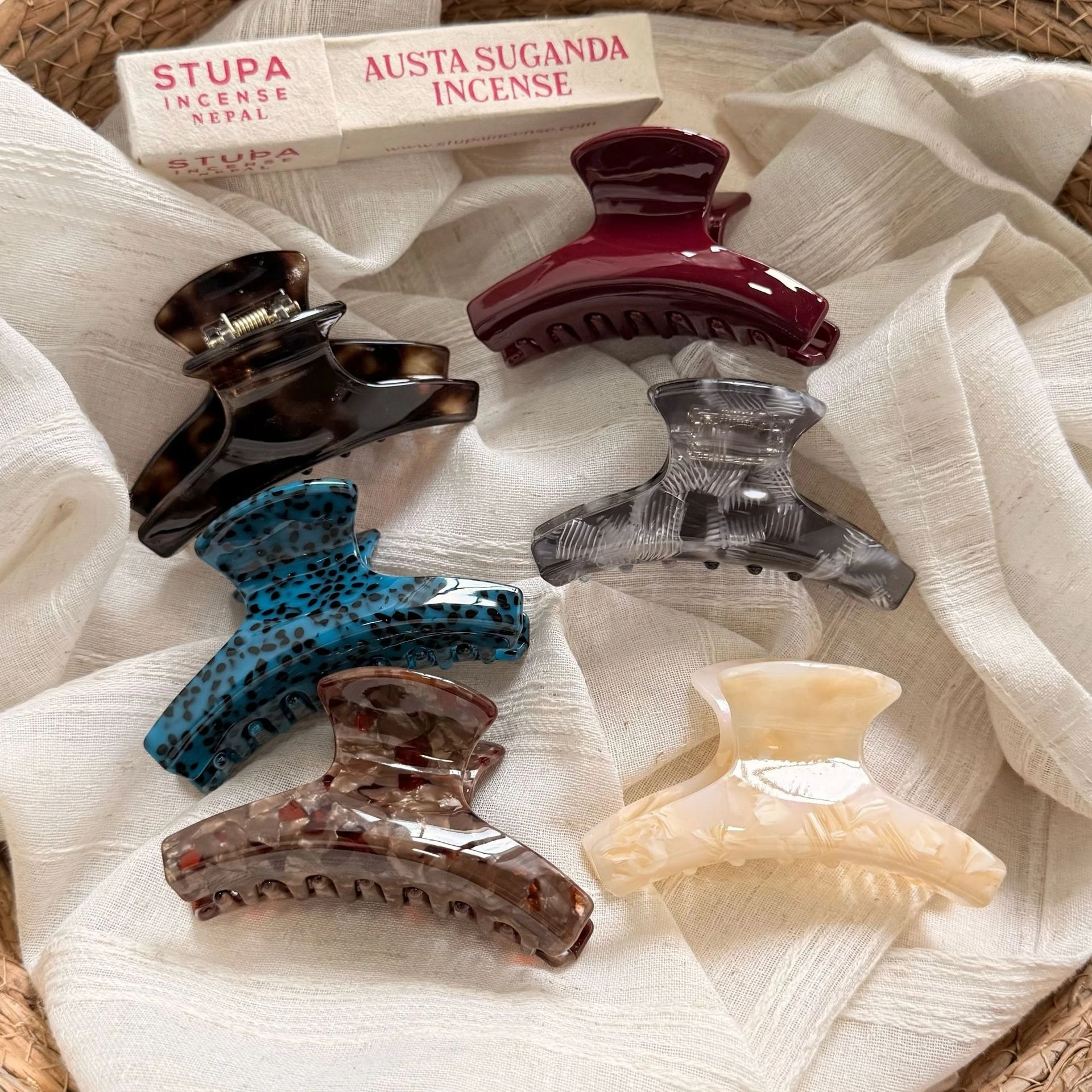 DuoShang новые 8 см геометрические ацетатные заколки для волос осень-зима ретро модные заколки для волос для женщин и девочек аксессуары для волос