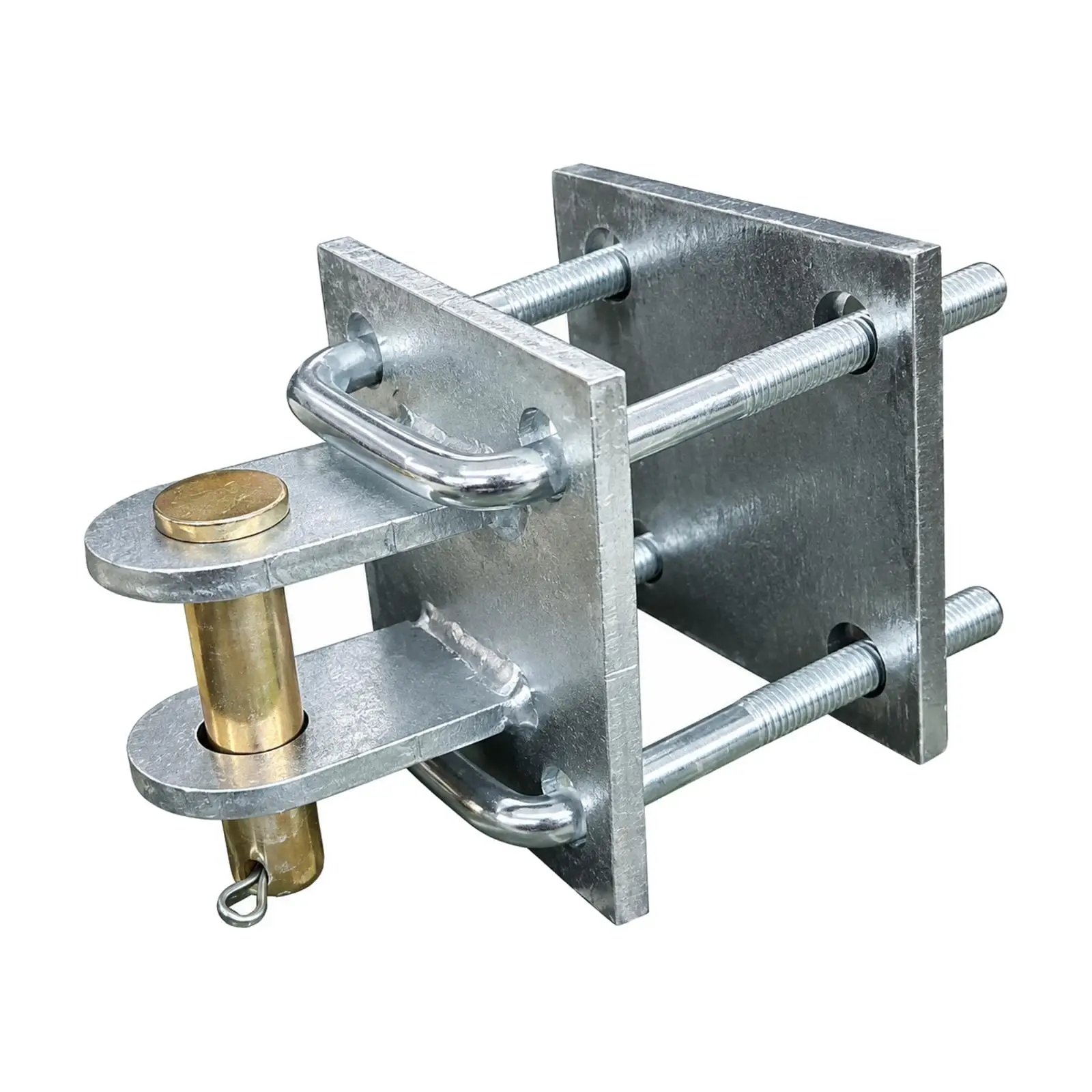 Secure Screw on Electric Tricycle Trailer Towing Hitch with Retaining Clip Pin for Utility Cart Trailer