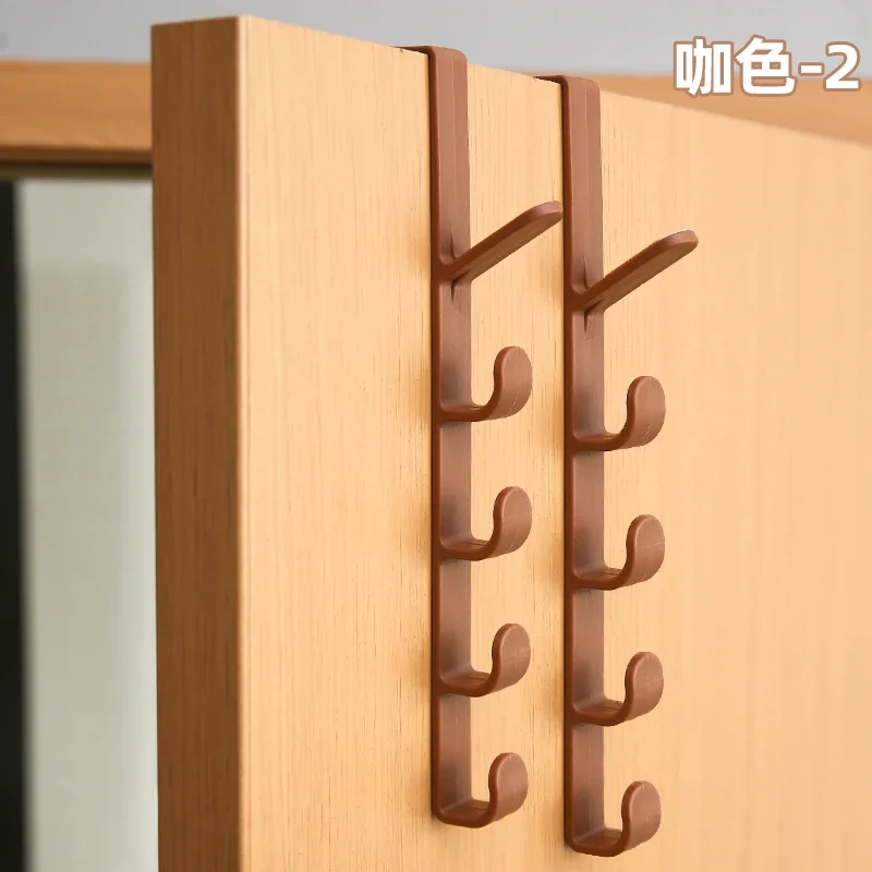 Longa Fila de Ganchos atrás da Porta, Saco Pendurado Rack, Ins Dormitory Storage, Rack de armazenamento de parede