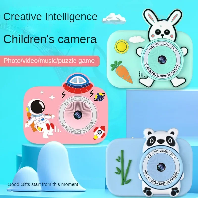 Y8 Children's camera Multifunctional digital camera multilingual 1080P HD dual lens photography camera toy gift for children