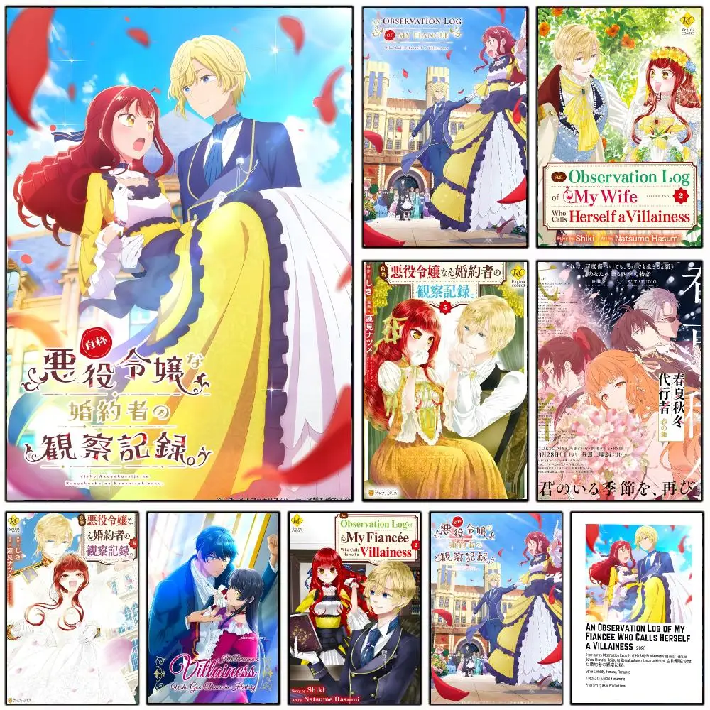 Anime A-An Observation Log Of My Fiancee Poster Modern Home Decoration Interior Design & Contemporary Wall Art Collection