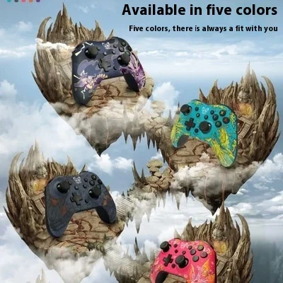Ns Pro Controller Wireless Bluetooth 2.4g Gamepads Monster Hunter Rise Controller Game Mini Controller For Computer Pc Switch 