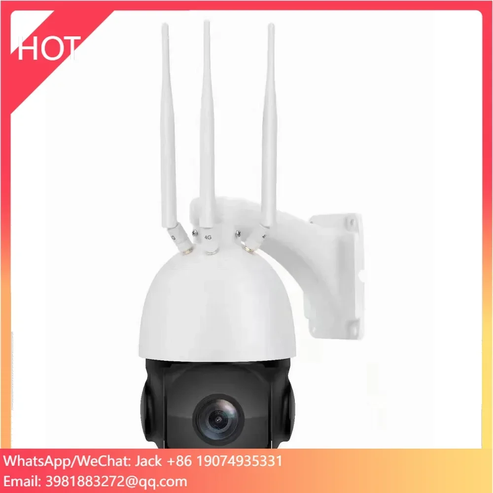 

5MP 30X Optical Zoom IP Camera 4G SIM Card Outdoor Speed Dome CCTV AI Auto Tracking Two Way Audio PTZ Security Camera