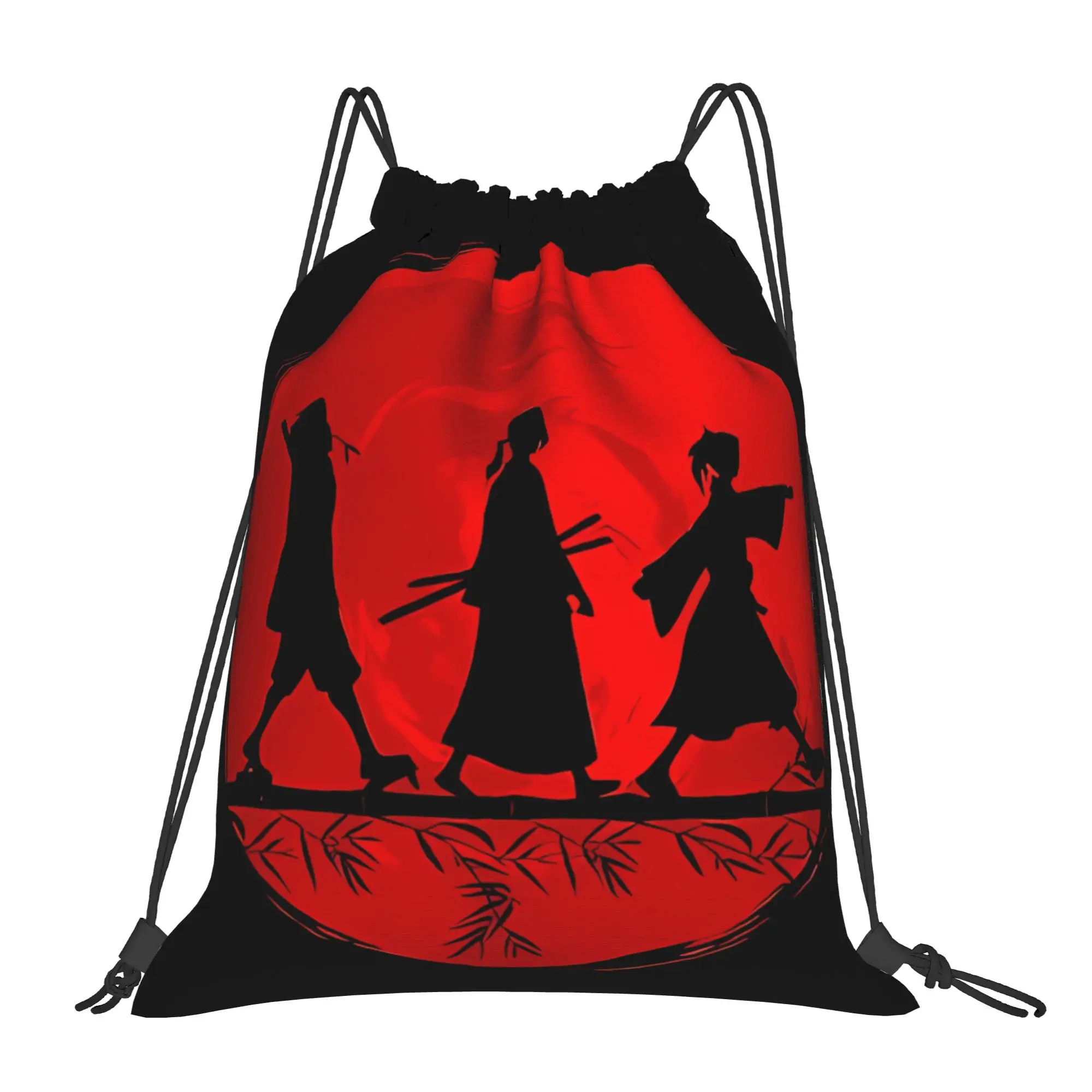 Samurai jJujutsu Kaisenn Portable Sports Riding Gym Drawstring Storage Sporty Backpacks