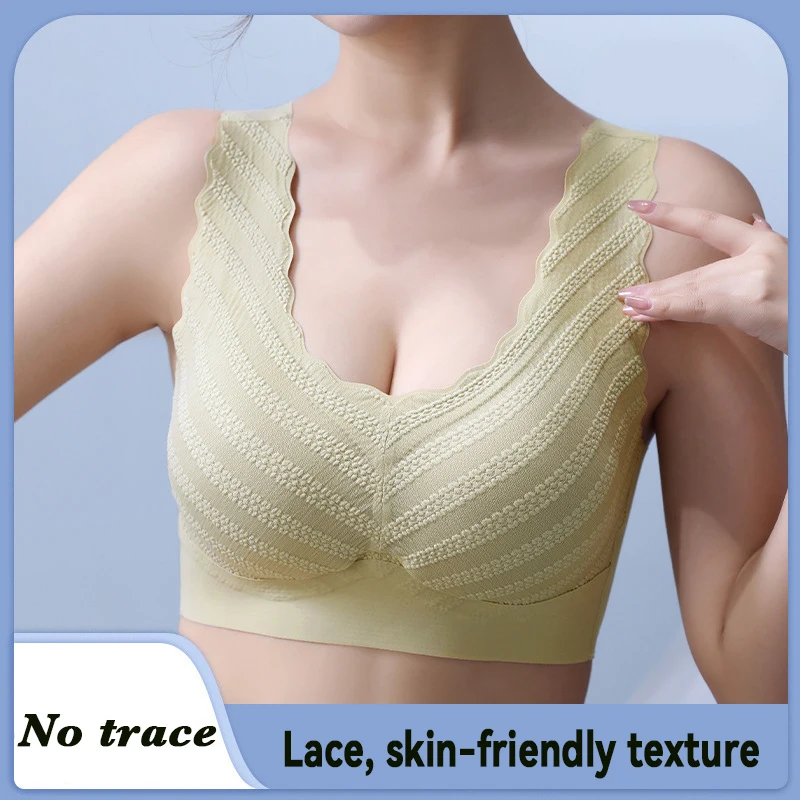 

New Women Sexy Push Up Bra Seamless Bra Intimates Wireless Bralette Comfortable Underwear Air Cooling Brassiere With Pad