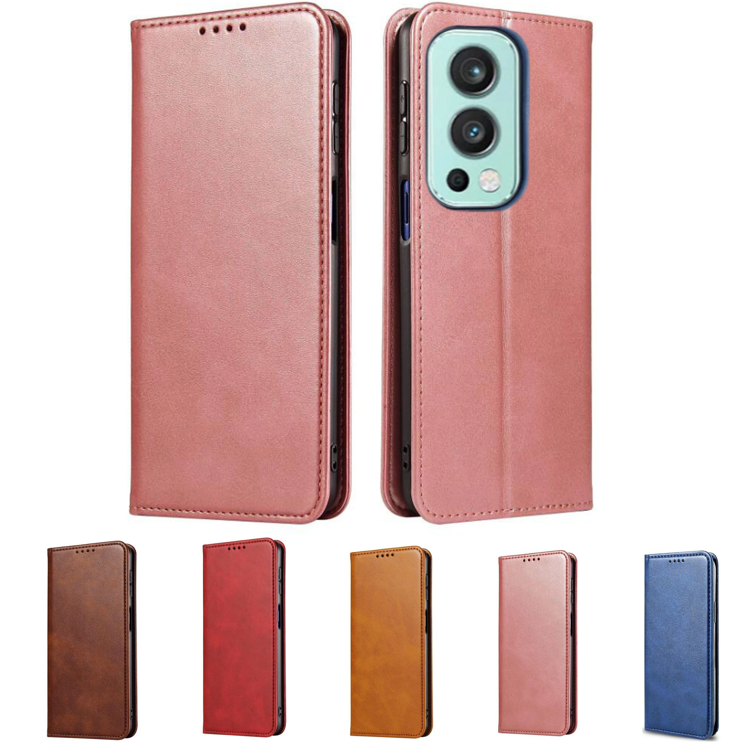 Leather Case Wallet Cover For OnePlus Nord 2 5G 6.43" Nord2 DN2101 DN2103 Etui Stand Coque Flip Phone Protect Cases