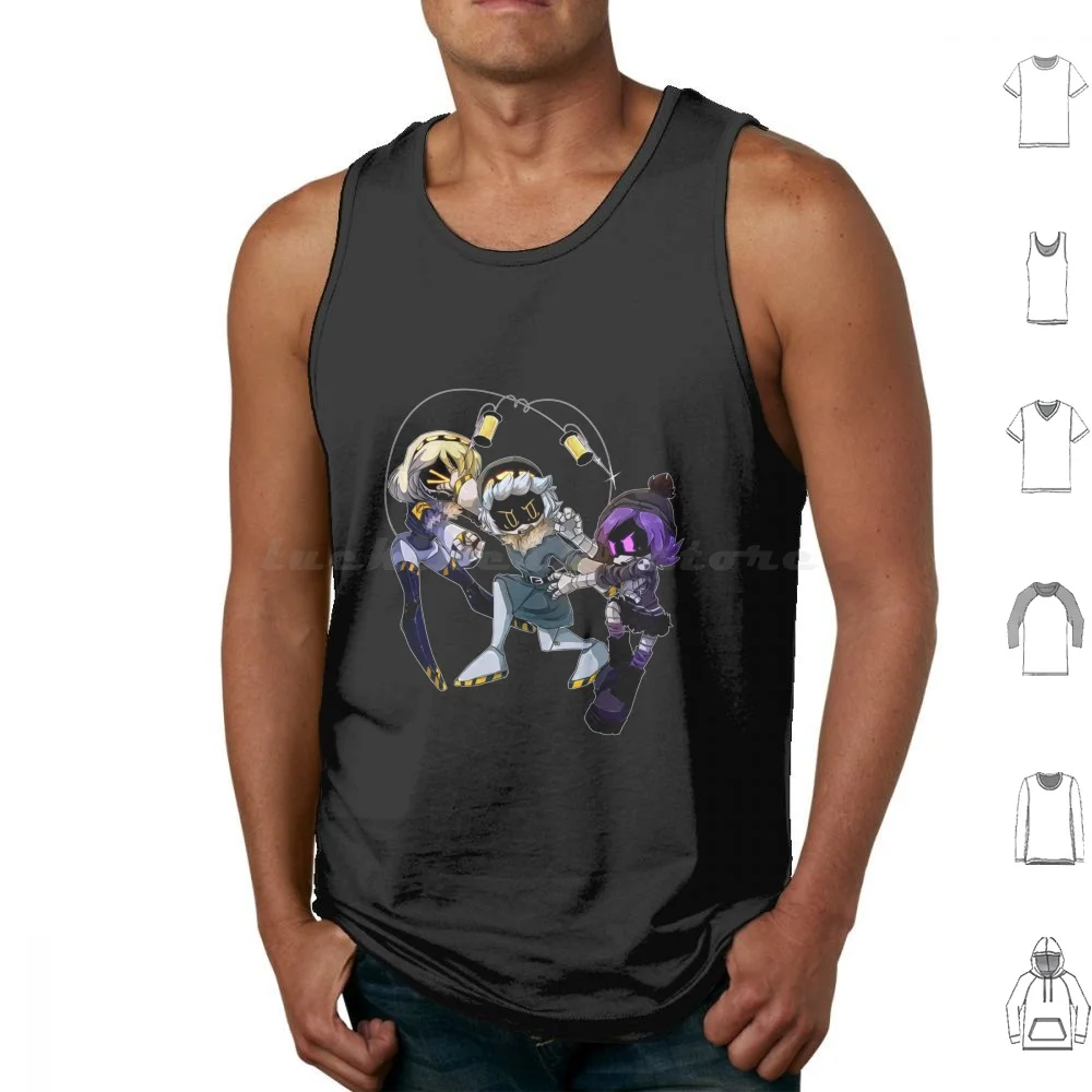 Murder Drones-Serial Designation N And Uzi Doorman And Serial Designation J Tank Tops Vest Sleeveless Murder Drones Murder