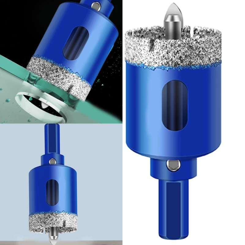 

Coated Drill Bit High Precisions Drill Bit Efficient Hole Opener for Ceramic Tile & Glass Marble Granite Stone KXRE