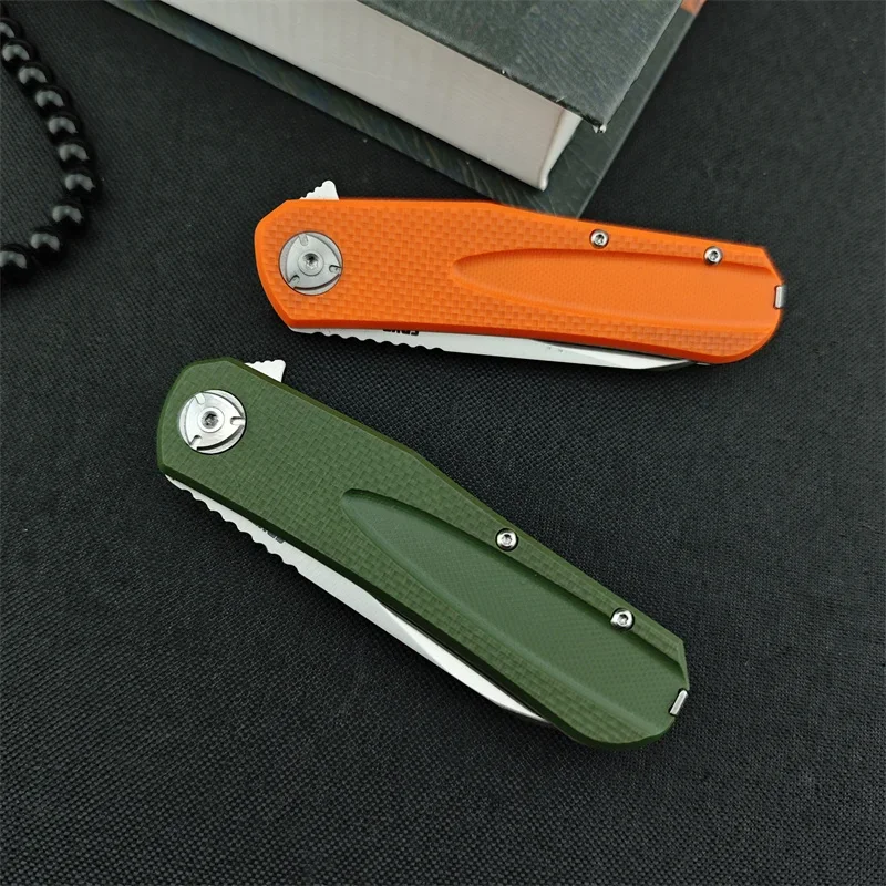 CR 6535 Folding Pocket Knife Survival 8Cr13Mov Blade G10 Handle Camping Tool EDC Outdoor Self-defense Multi-fuctional Kinves