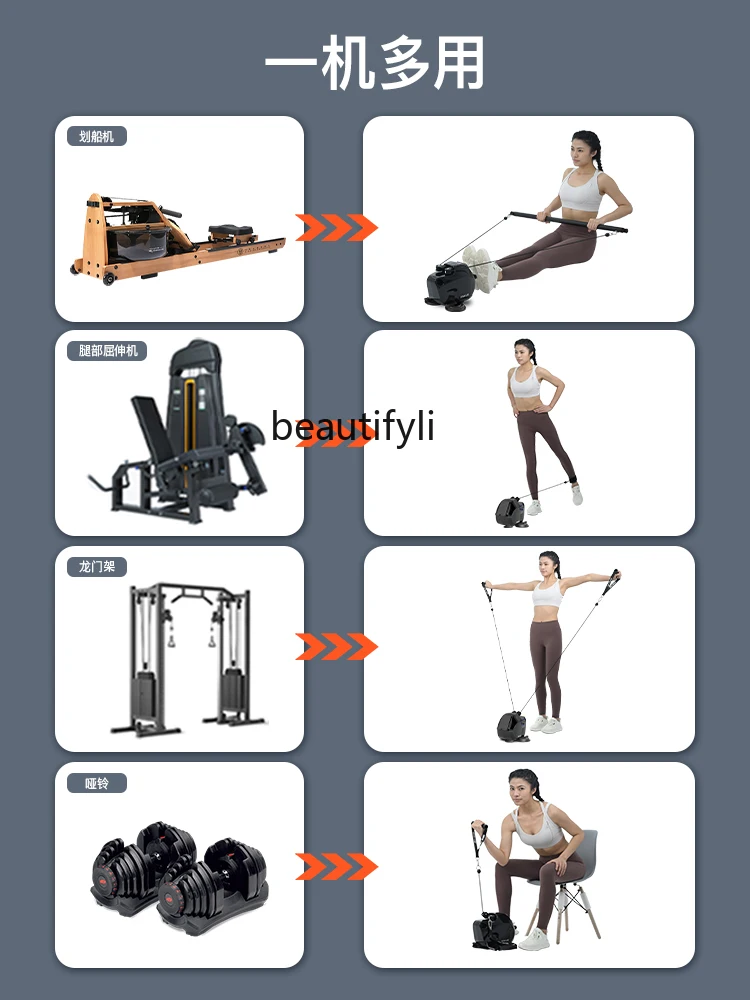 Fitness Pump Chest Expander Multi-Functional Integrated Strength Station Abdominal Muscle Stretching Comprehensive Trainer