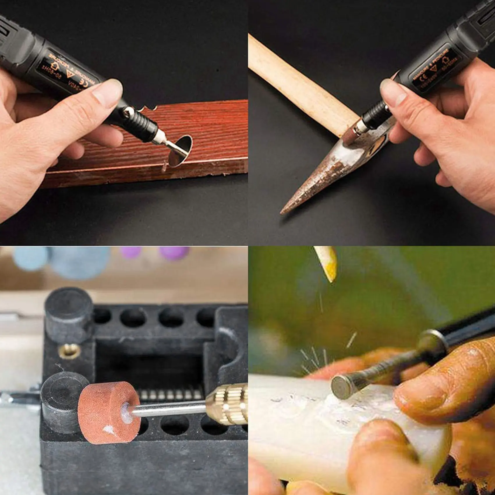 Best-2X Electric Engraver Pen,Engraving Tool Kit For Metal Glass Stones Plastic Wood With Polishing Head,Us Plug