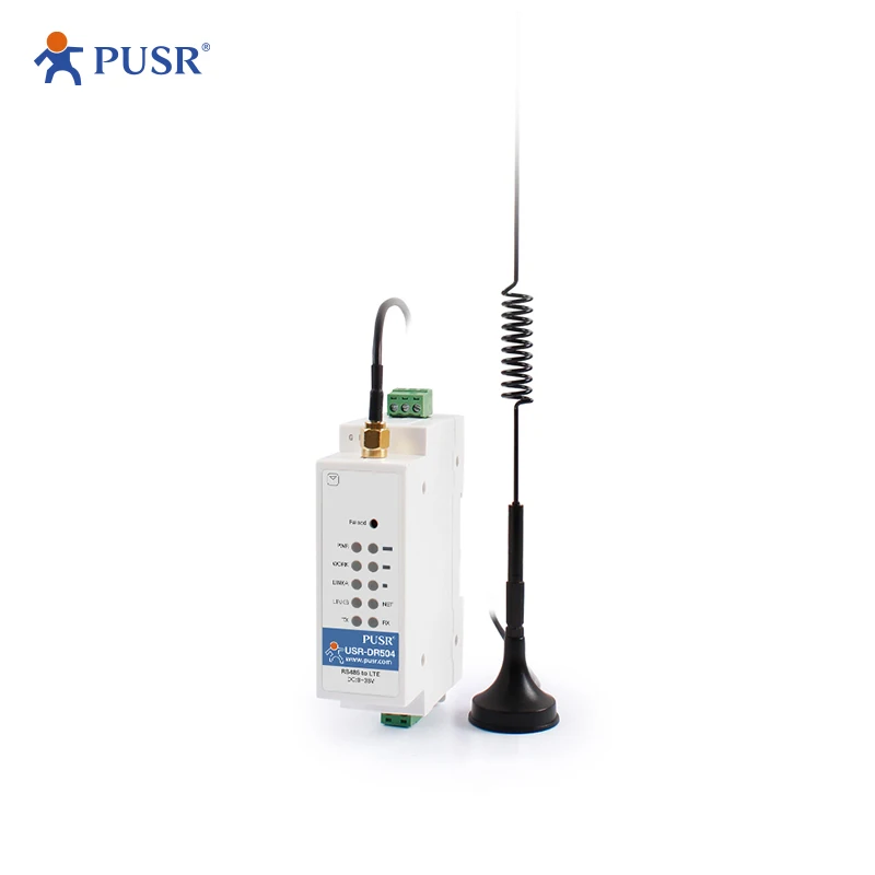 PUSR Din Rail RS485 Industrial Gprs Cellular Modems With Sim Card USR-DR504-G