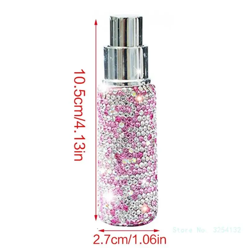 1 Stuks 10Ml Verstuiver Reizen Sub-Botteling Draagbare Mini Diamant Glas Hervulbare Parfum Fles Sproeipomp Lege Cosmetische Container