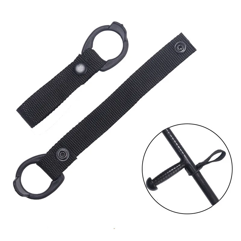 Self-defense Stick With Buckle Security Protection Tool For Patrol Camping Climbing Hunting PC Material