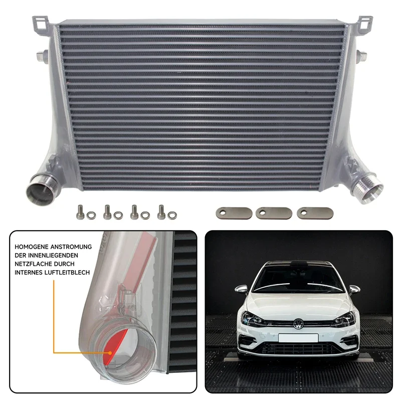 Performance Aluminum Front Mount Intercooler For VW Arteon Golf R MK8 GTI VAG EA888 Gen.4 Seat Leon 2020+ FMIC Audi Skoda Passat