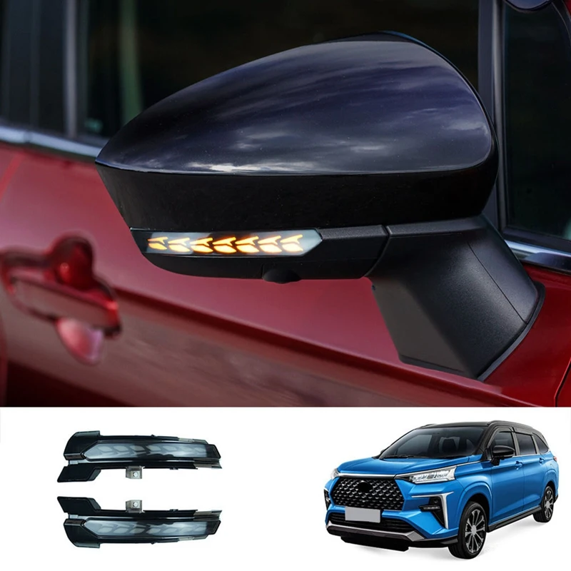 Car Led Side Mirror Yellow Light Flowing LED Lights Turn Signal Light For Toyota Veloz 2022-2023 Car Accessories