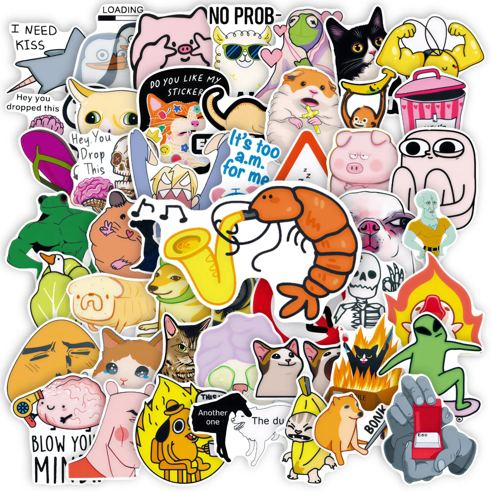 250-autocollants-amusants-humoristiques-et-originaux-pour-ordinateur-portable-guitare-bagages-tasse-velo-pvc-scrapbooking-diy