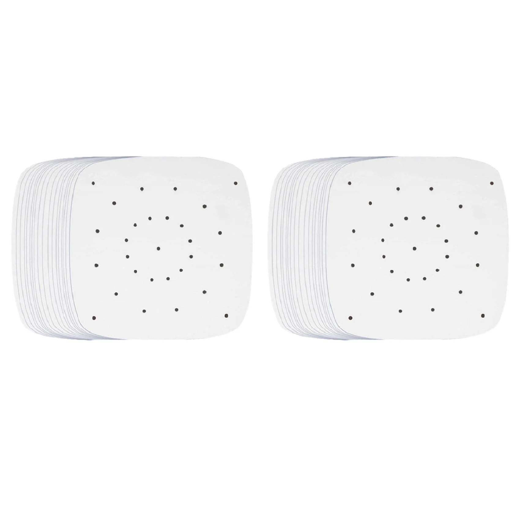 Y50A-200Pcs Air Fryer Parchment Paper Perforated Unbleached Square Air Fryer Liners Steaming Parchment Liner