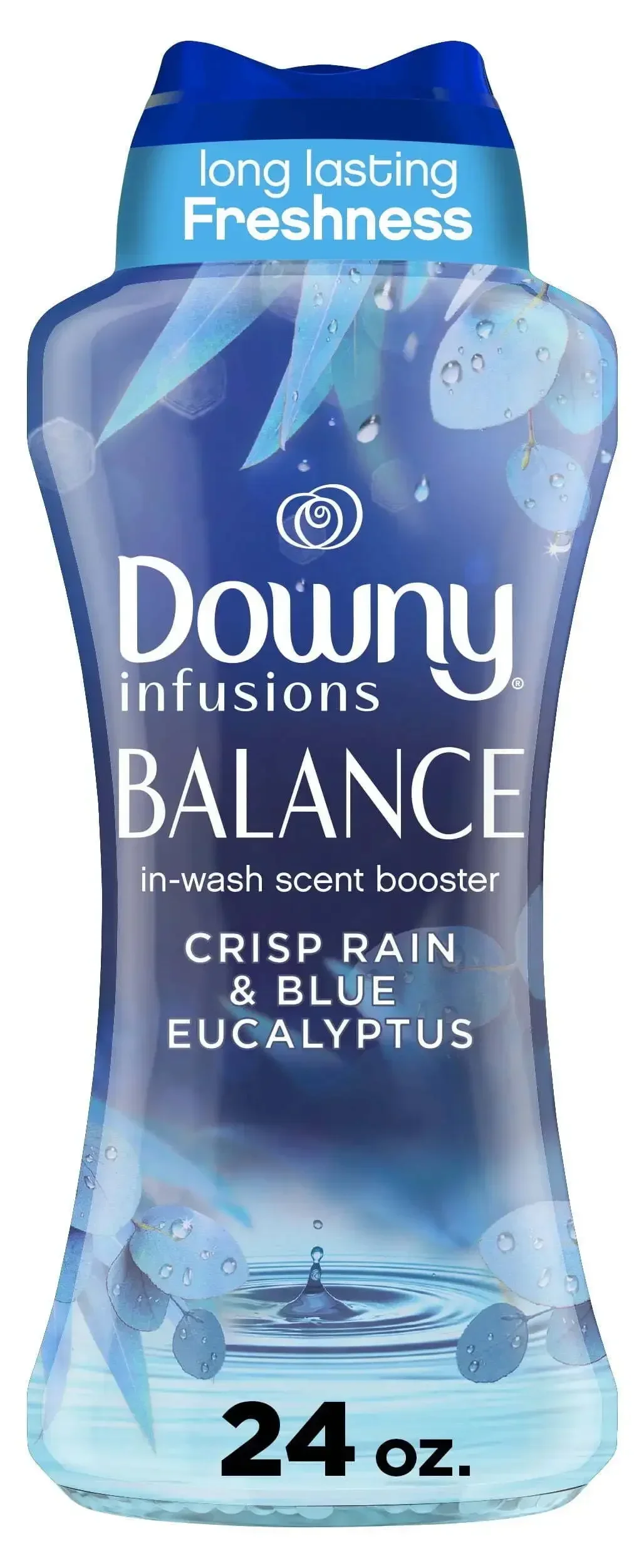 

Infusions Balance Laundry Scent Booster Beads Crisp Rain Blue Eucalyptus 24 oz Leading liquid detergent from wash until wear