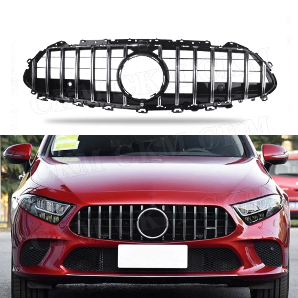 ABS Material Front Grill Protect Fit For for Mercedes Benz CLS Class C257 CLS260 300 350 450 CLS53 AMG 2019 UP