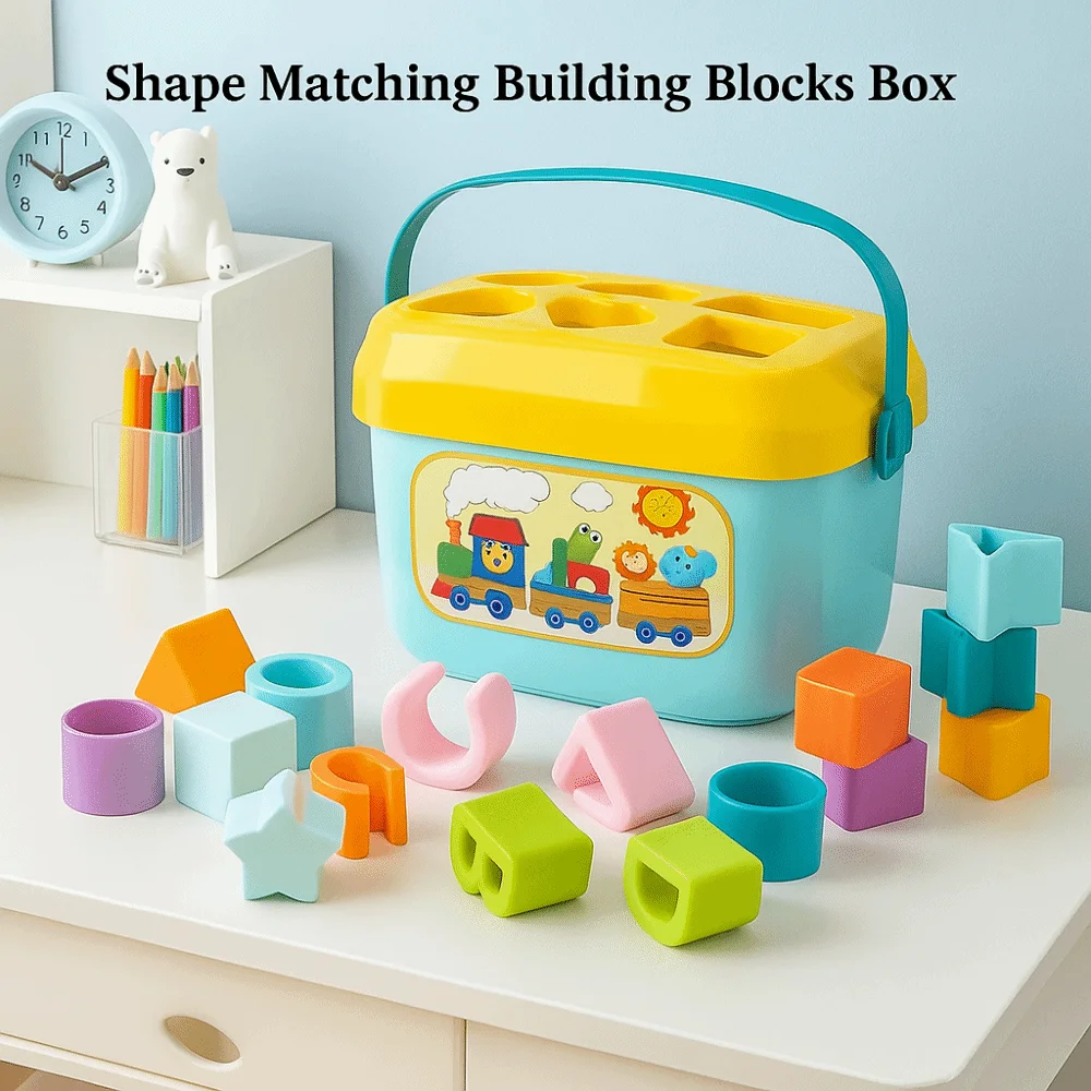 Colorful Letter Blocks Toy Educational Safe Material Color Recognition Toy Durable Lightweight Alphabet Shape Toy