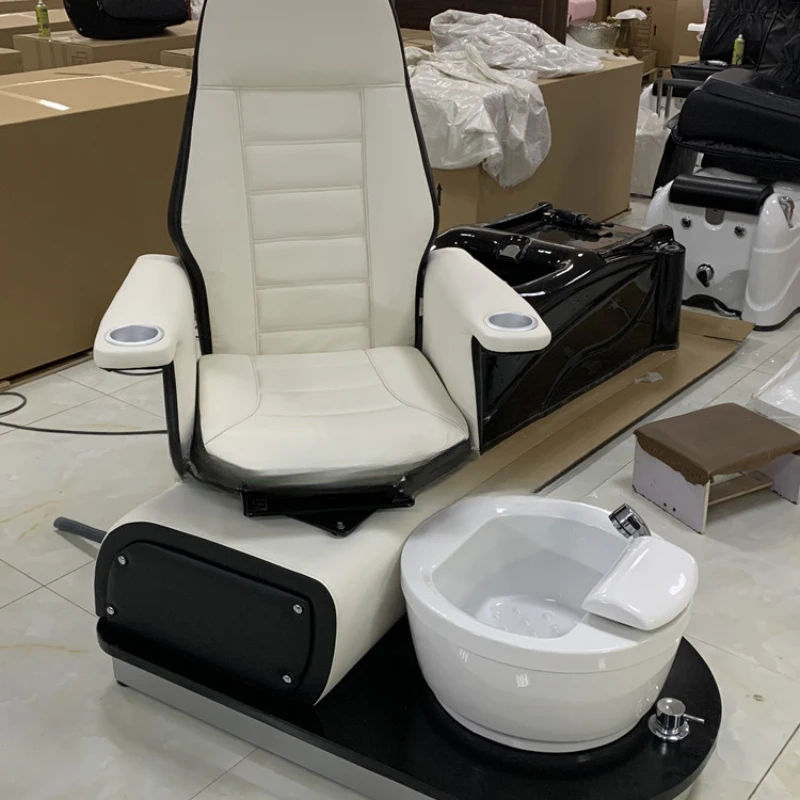 

SPA Foot Pedicure Chair Single Manicure Beauty Salon Foot Bath Chair Electric Sofa Foot Can Rotate Sillon De Pedicura Furniture