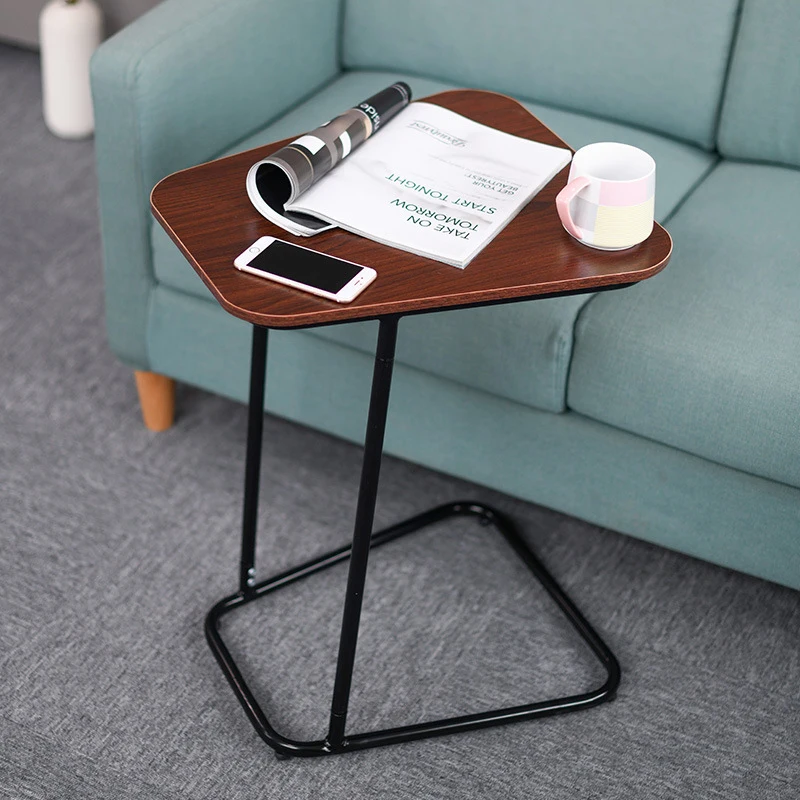 Portable C Side Table, Laptop Holder, Snack Table, Sofa Side Table, Mobile Laptop Desk, Space Saving in Living Room, Bedroom