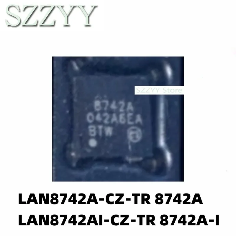 5pcs-lan8742a-cz-tr-8742a-lan8742ai-cz-tr-8742a-i-qfn24-interface-ic