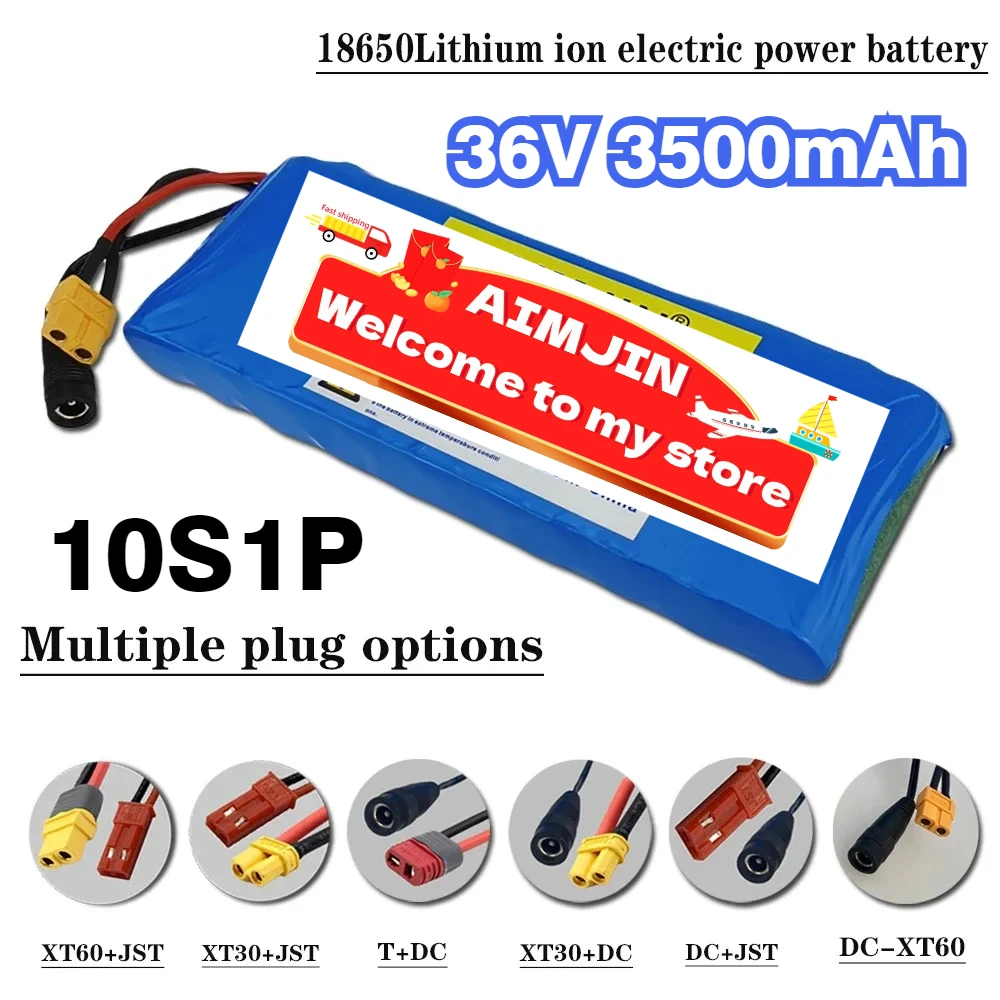 

36V 100% true capacity 36V 3500mAh electric scooter battery lithium electric scooter 500W 10S1P battery