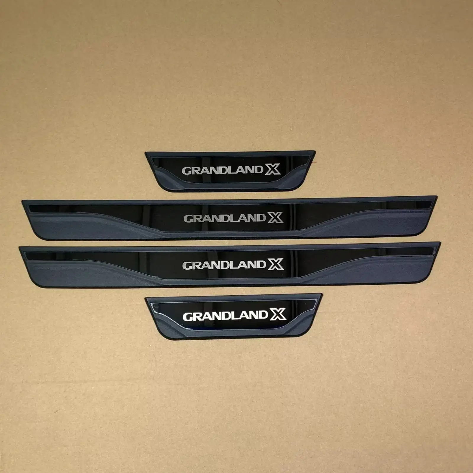 For Vauxhall Opel Grandland X Phev Ev 2017-2026 Door Sill 3d Shell Kick Scuff Plate Protector Guard Pedal Car Auto Part Supplies