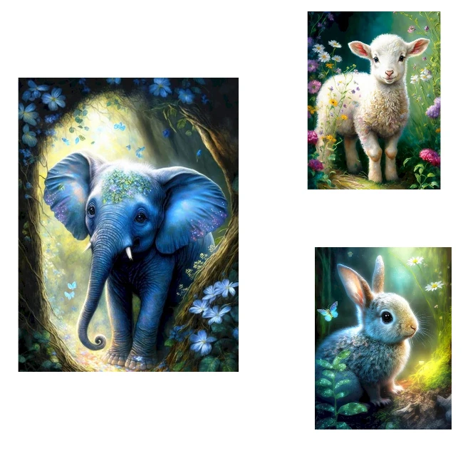 

Пазл «Лесные животные» 1200 деталей: Семейная развивающая игра для игровой комнаты, спальни, декора, подарок