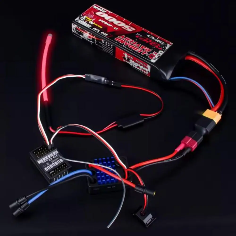 with 175mm Wire RC LED Light Controller Switch 5V-7V Three Lighting Modes Three Modes Light Controller Switch Toy Car Parts