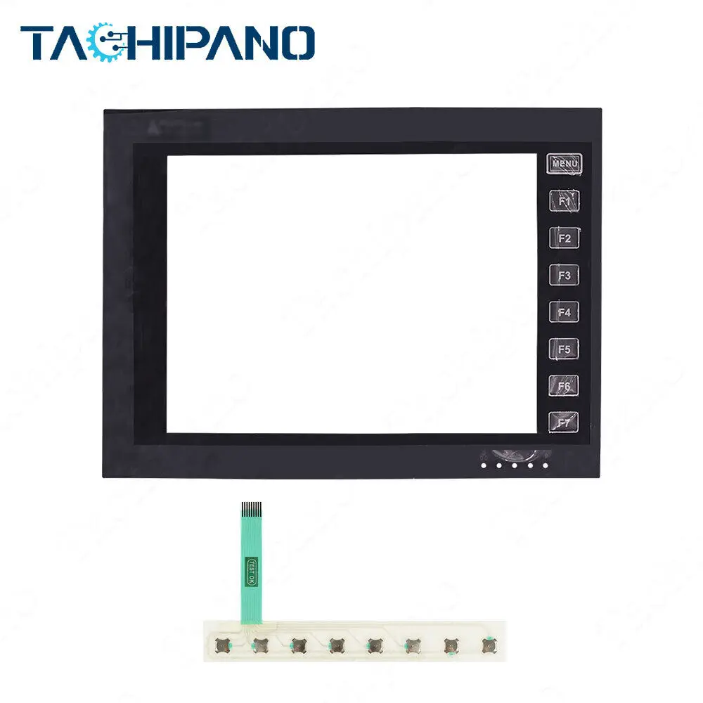 Membrane Keypad for Hitech PWS6A00T-N PWS6A00F-P with Protective Film